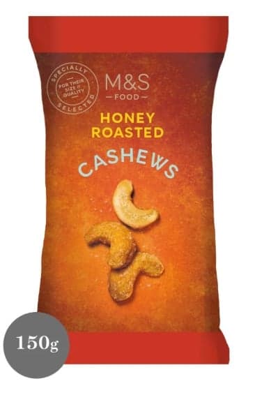Marks & Spencer Food Honey Roasted Cashews 150g