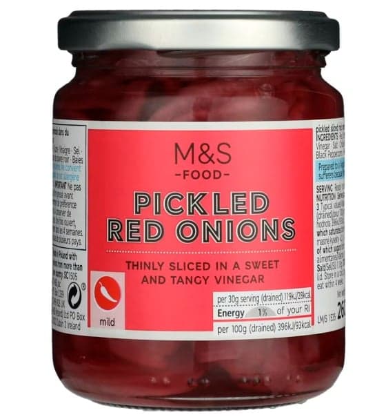 Marks & Spencer Food Pickled Red Onions 260g