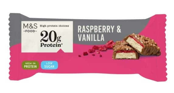 Marks & Spencer RASPBERRY VANILA PROT BAR