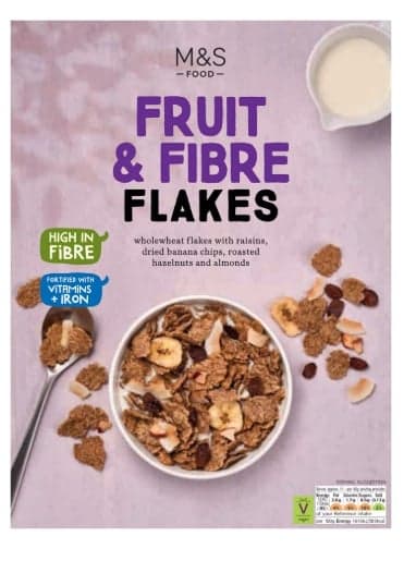 Marks & Spencer Food Fruit & Fibre Flakes 500g