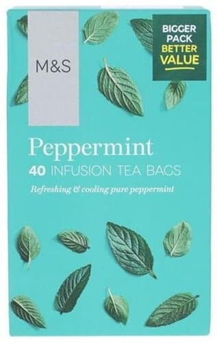 Marks & Spencer Peppermint 40 Infusion Tea Bags 80g