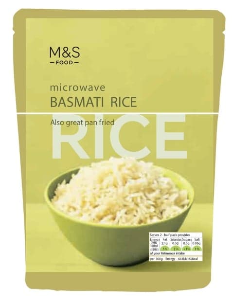 Marks & Spencer Food Microwave Basmati Rice 250g