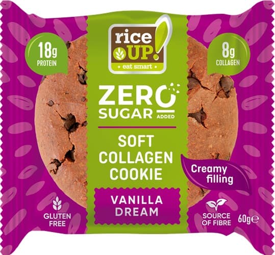Rice UP Zero Cookies Kollagén, protein keksz Vanília ízű