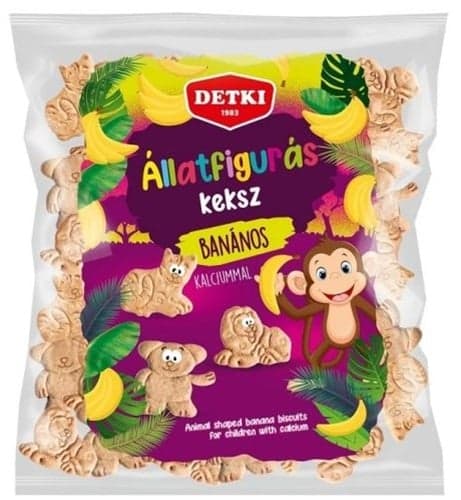 Detki animal shaped household banana biscuits