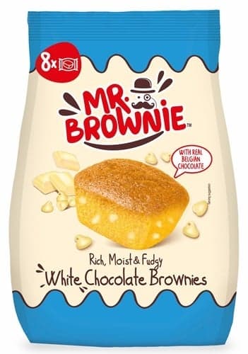 Mr. Brownie with white chocolate chips