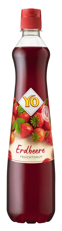 YO Classic Szamóca ízű szörp 20%