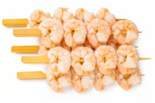 FJORU ASC Boiled peeled prawns on a stick 36/40