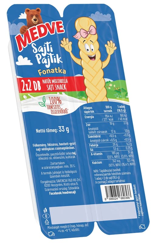 Medve Sajti Pajtik Fonatka Cheese