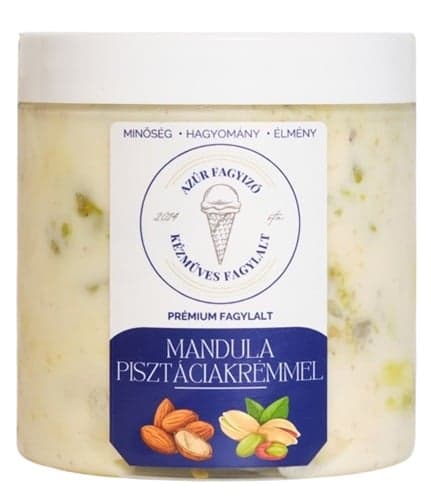 Azure Almond Pistachio Cream Ice Cream