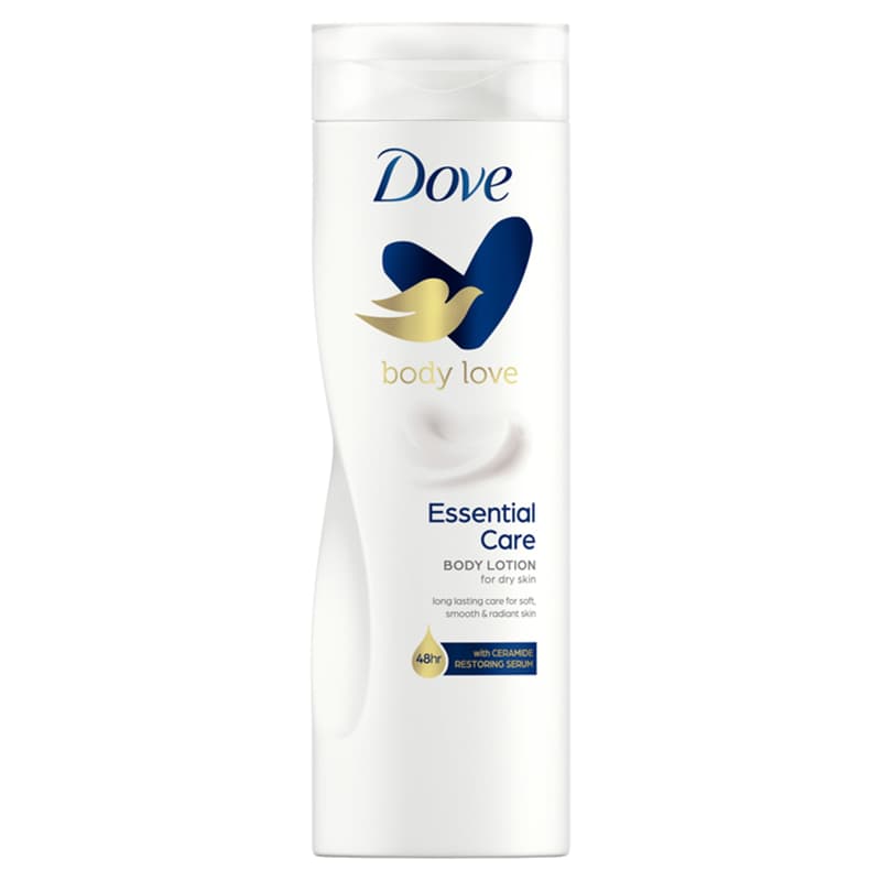 Dove Essential Care testápoló krém száraz bőrre, 400 ml