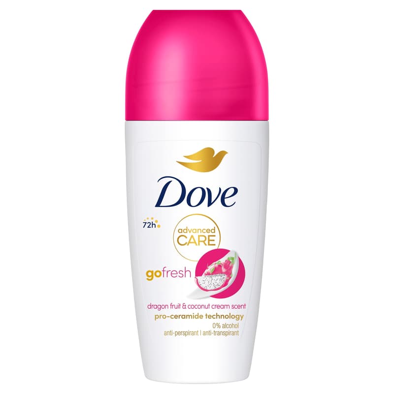 Dove Go Fresh Dragon Fruit and Coconut Antiperspirant Roll-on