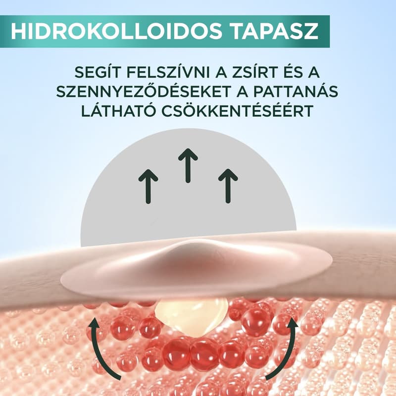 Garnier Pure Active Pimple patch láthatatlan pattanás tapasz BHA-val