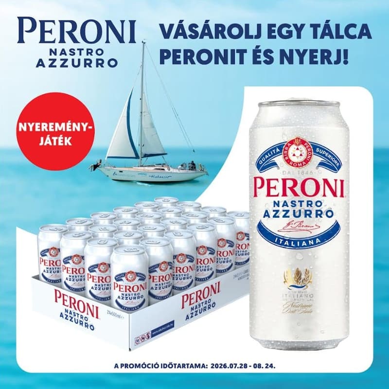 Peroni Nastro Azzurro Quality Lager Beer 5,0% 24 can