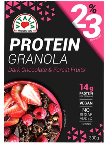 VITALIA Granola Protein étcsokis erdei gyümölcsös