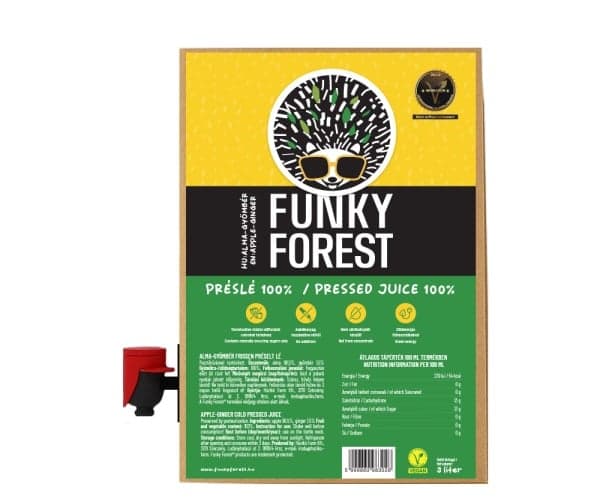 Funky Forest® 100% juice, apple-ginger