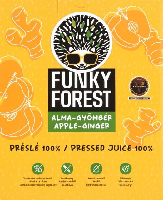 Funky Forest® 100% juice, apple-ginger