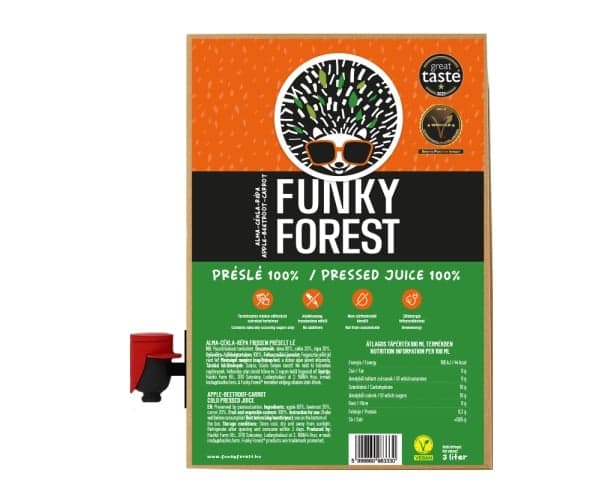 Funky Forest® 100% juice, apple-beetroot-carrot