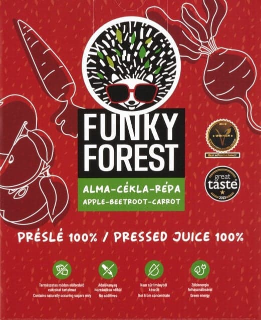 Funky Forest® 100% juice, apple-beetroot-carrot