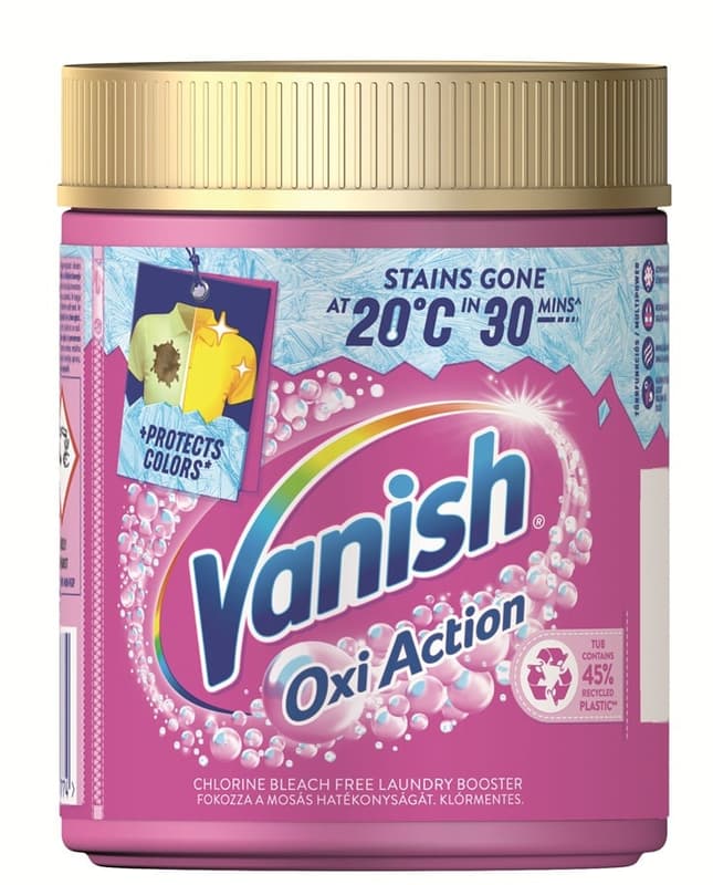 Vanish Oxi Action Stain Remover Powder, PINK, 470g