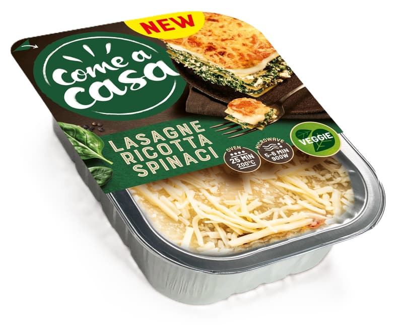 Come a Casa Spinach-Ricotta Lasagne