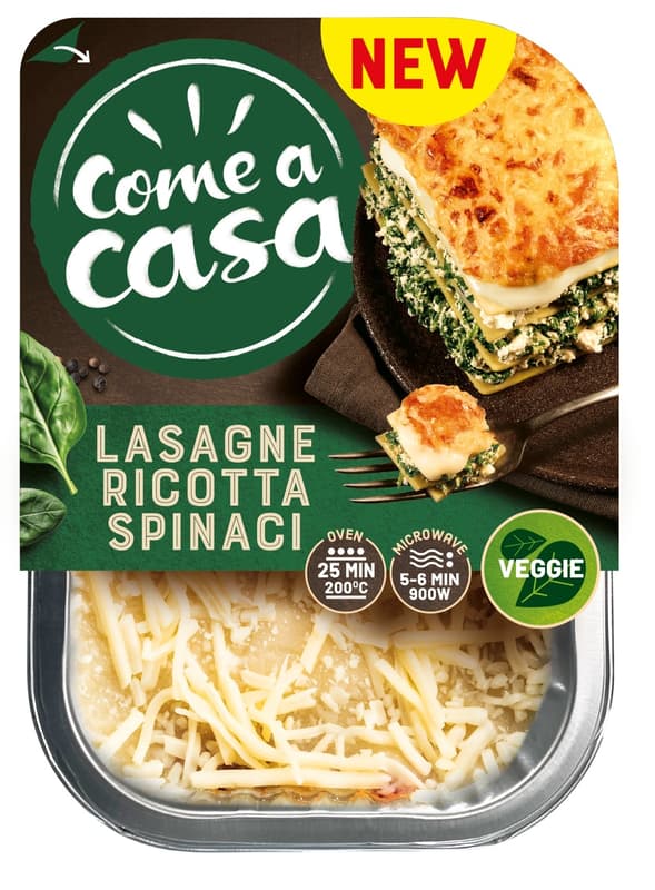 Come a Casa Spinach-Ricotta Lasagne