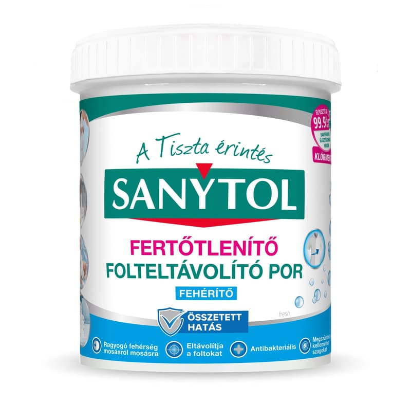 Sanytol disinfectant stain remover powder bleach
