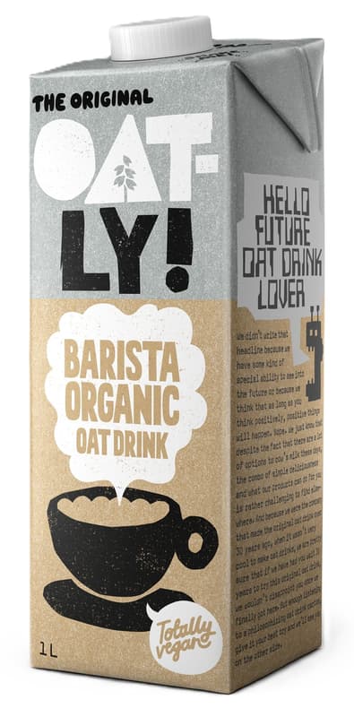Oatly BIO Barista habosítható zabital