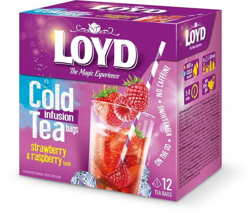 LOYD piramid tea COLD Strawberry-raspberry