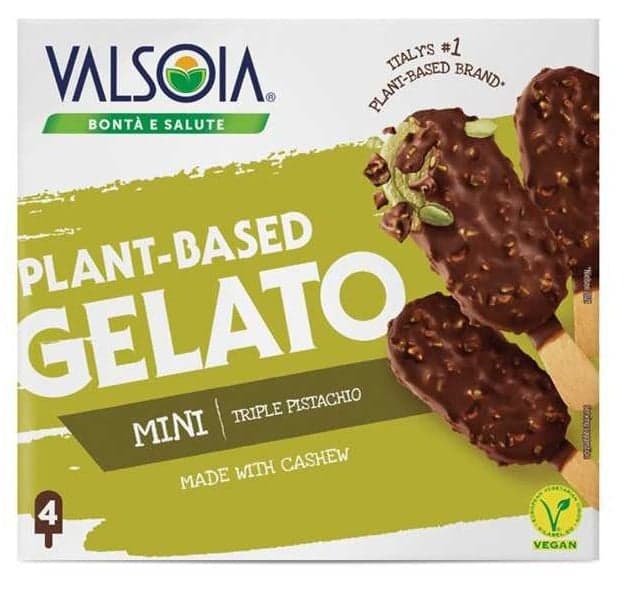 Valsoia Cashew Based Pistachio Mini Sticks (4pcs)