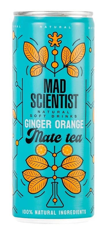 Mad Scientist - Ginger Orange Mate Tea - Mate tea with orange and ginger