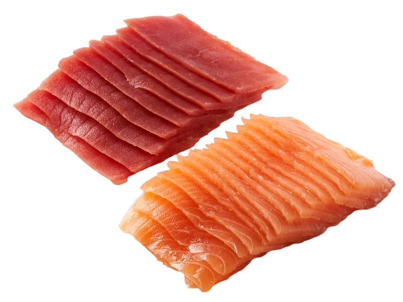 Oceans lazac és tonhal szeletek, Sashimi készítéshez (Sushi adagok)