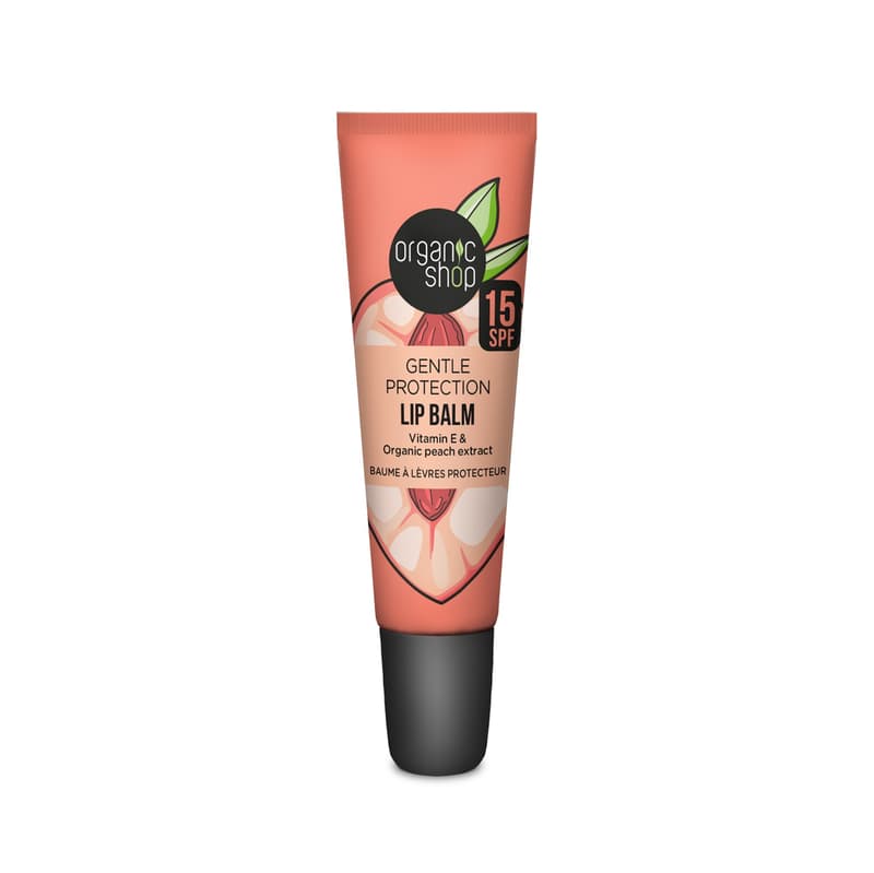 Organic Shop Vitamin Booster ajakbalzsam E-vitaminnal és bio barackkivonattal SPF15