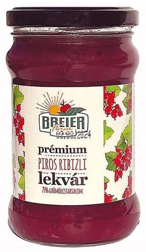 Breier Farm Prémium pirosribizli lekvár