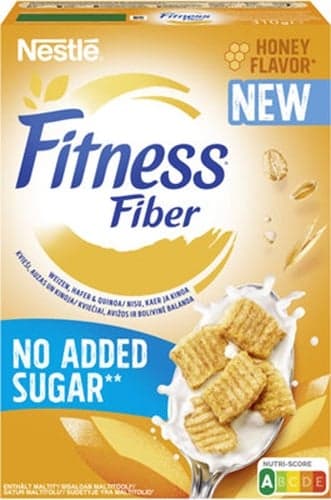 Nestle Fitness Honey Fiber cereal no added sugar