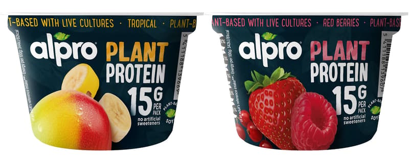 Alpro High Protein Soygurt in different flavours
