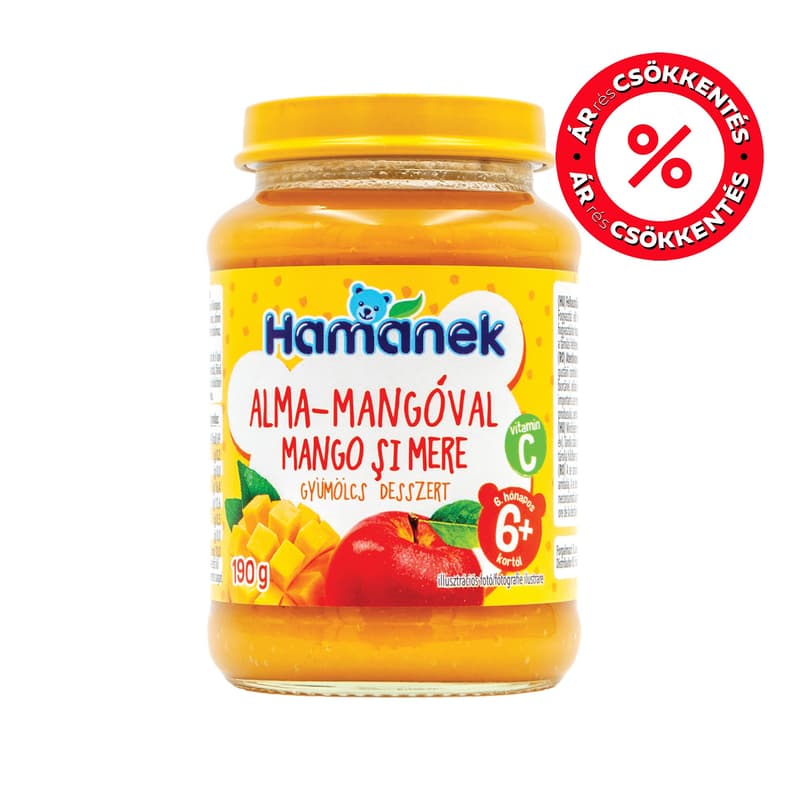 Hamánek desszert alma mangó 4 hónapos kortól