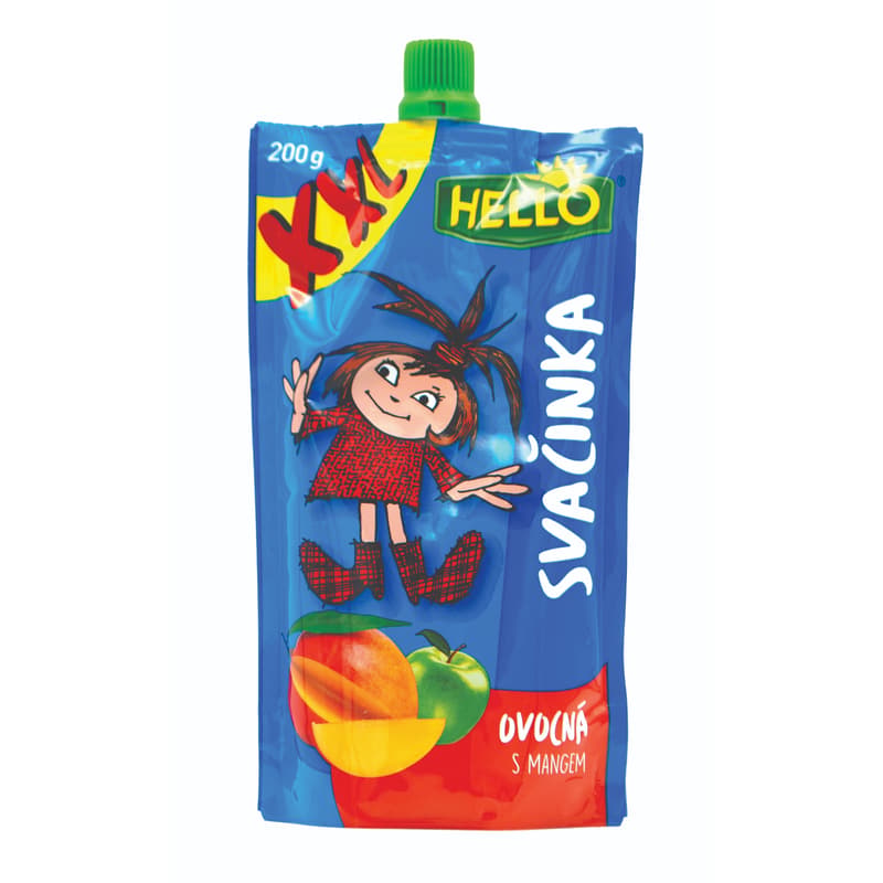 Hello XXL Gyümölcspüré alma-mangó tasakos
