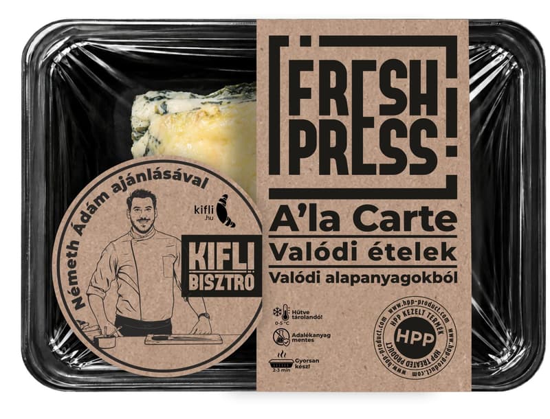 Kifli Bisztró X Freshpress Kézműves Spenótos lassagna