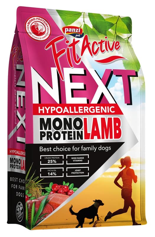 FitActiveNEXT 3kg Hypoallergenic MONO Lamb with cranb.