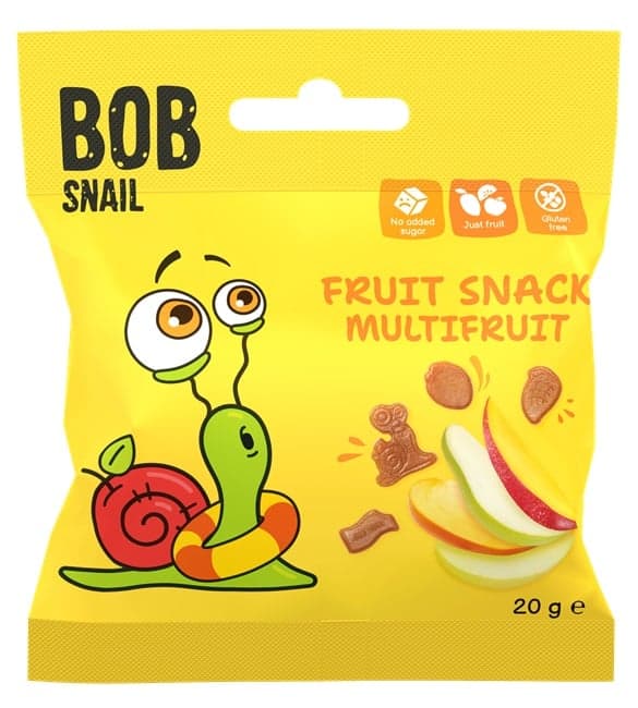 FRUIT SNACK "MULTIFRUIT" ВОB SNAIL 20 G