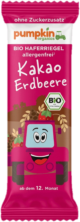 Pumpkin Organics Bio Epres kakaós zabszelet 12 hónapos kortól