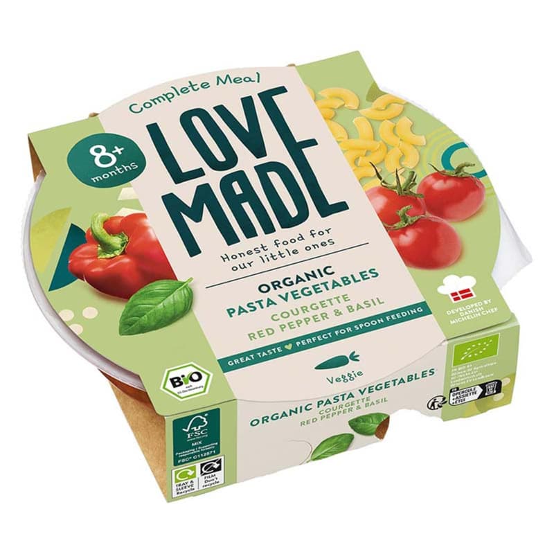 Lovemade Organic Pasta Vegetables 8 m+