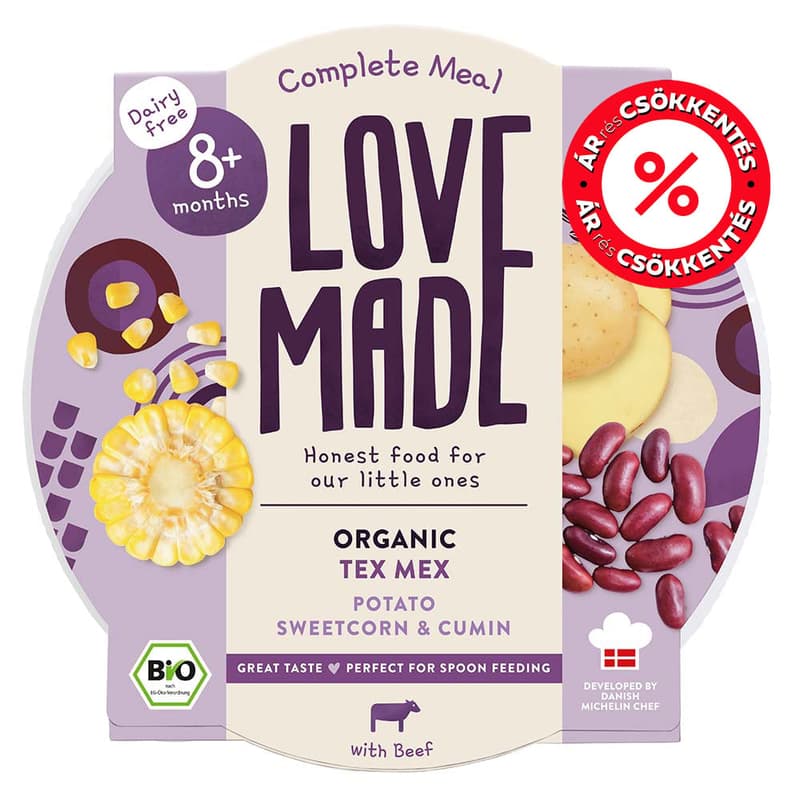 Lovemade Organic Tex-Mex 8 m+