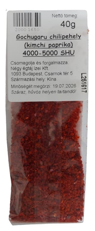 Gochugaru Kimchi paprika pehely
