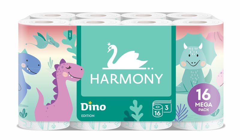 TOILET PAPER HARMONY DINO 16