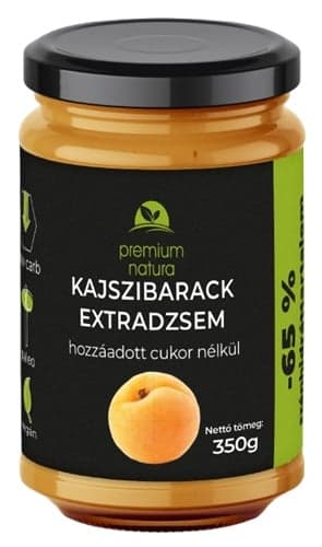 Premium Natura Low Carb Peach Jam with No Added Sugars