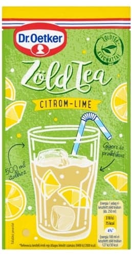 Dr. Oetker Green tea Lemon Lime 40g