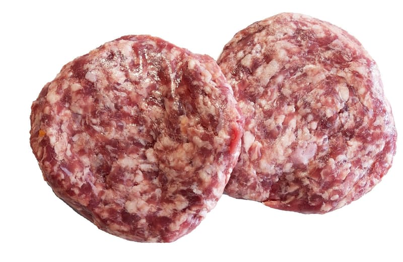 Angus beef burger patty