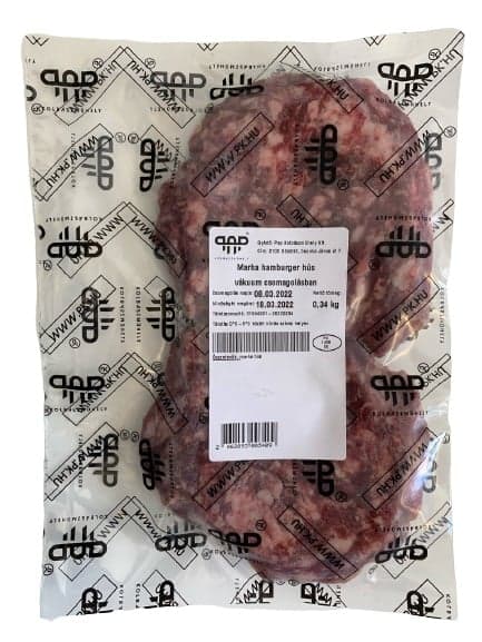 Beef burger patty
