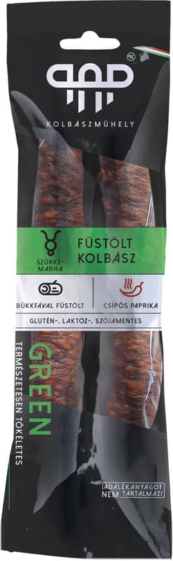Hungarian Grey cattle smoked sausage